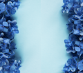 Blue Hydrangea Floral Tumbler - Customizable