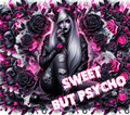 Sweet But Psycho Gothic Tumbler