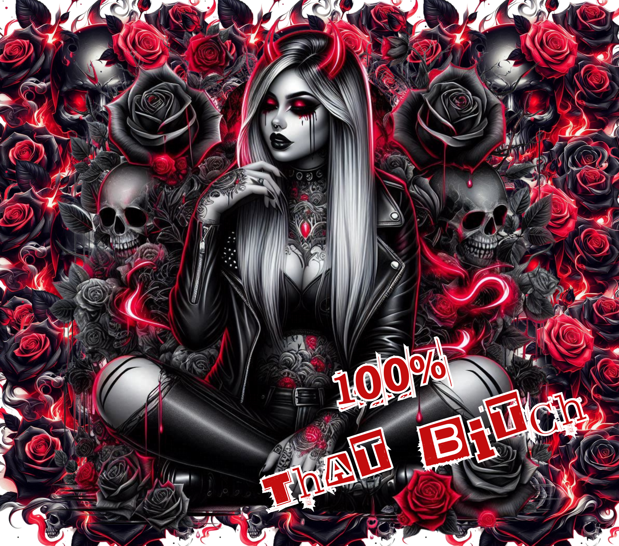 100% That Bitch Gothic Tumbler