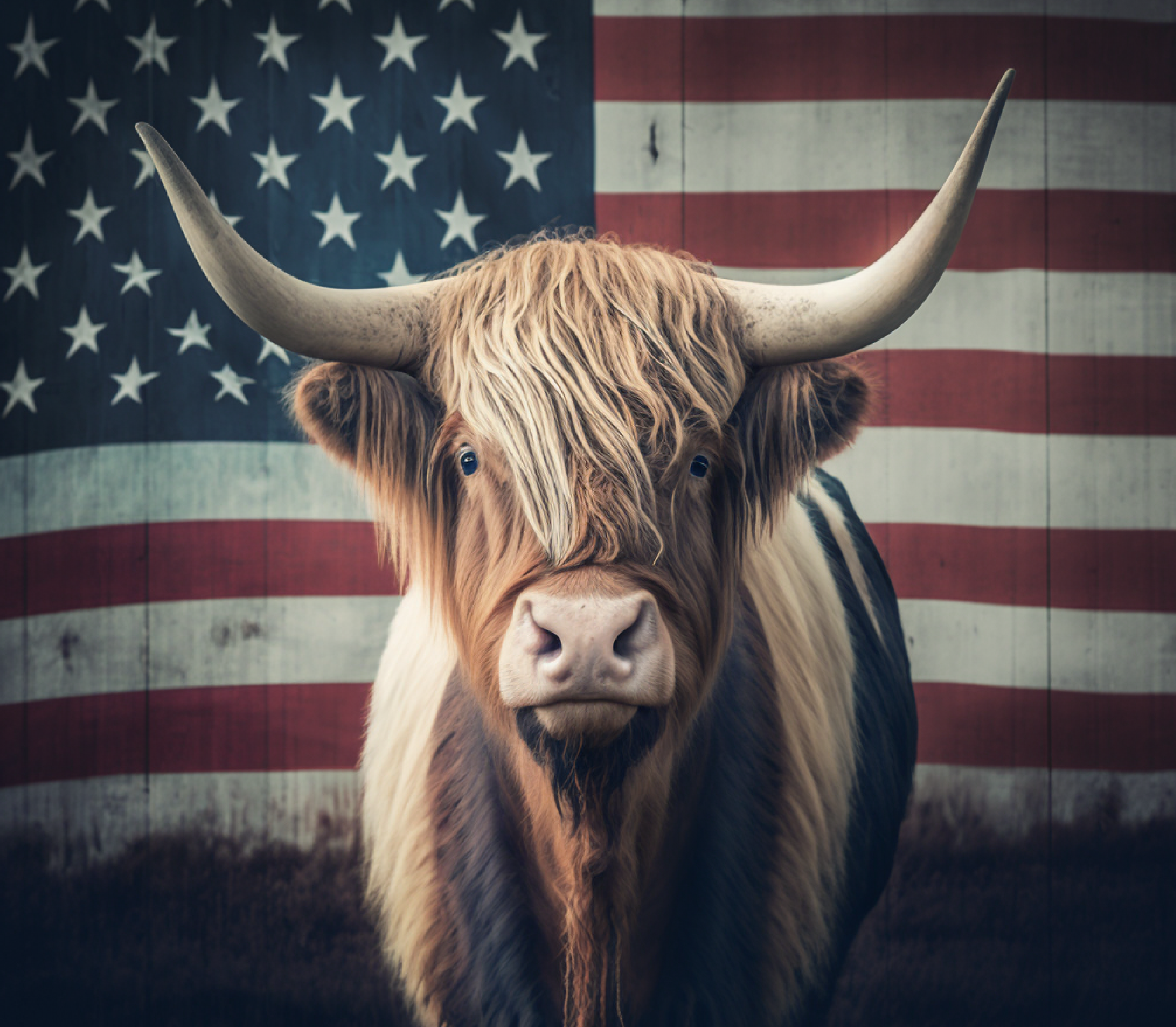 Highland Cow - American Pride