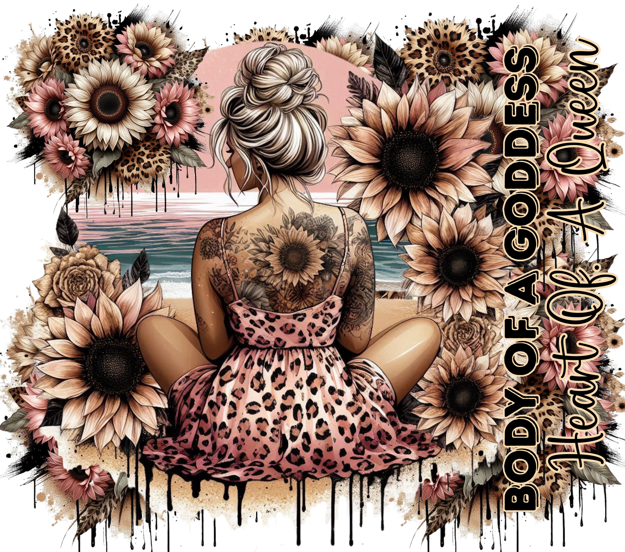 Body Of A Goddess Heart Of A Queen Tumbler