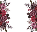 Dusty Rose Floral Tumbler - Customizable
