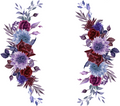 Purple Burgundy Garden Tumbler - Customizable