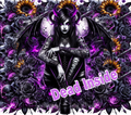 Dead Inside Gothic Tumbler