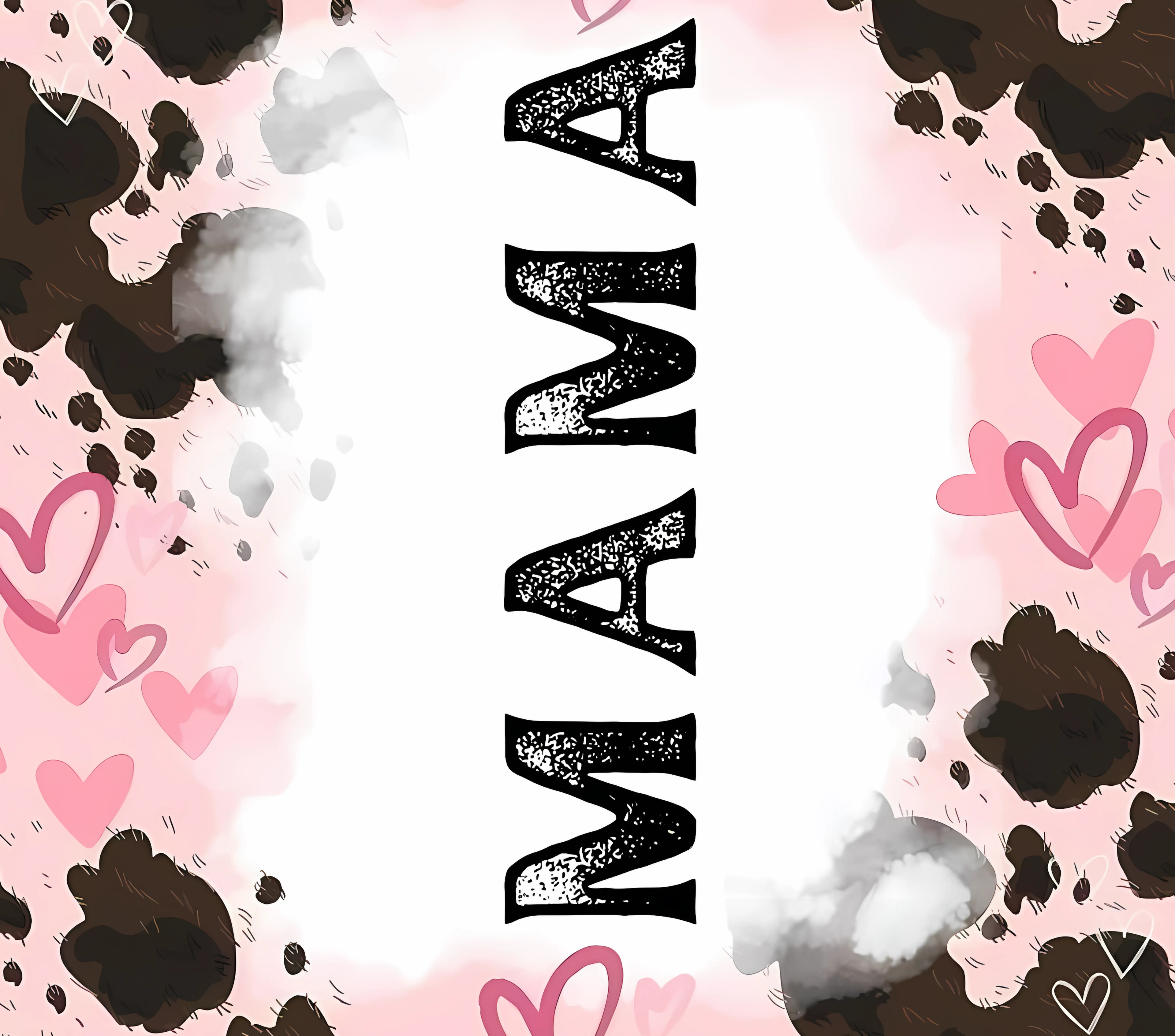 MAMA Pink Hearts Tumbler