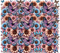 Pastel Sunflower Leopard Butterfly Tumbler