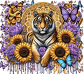 Tiger Mandala Garden Tumbler