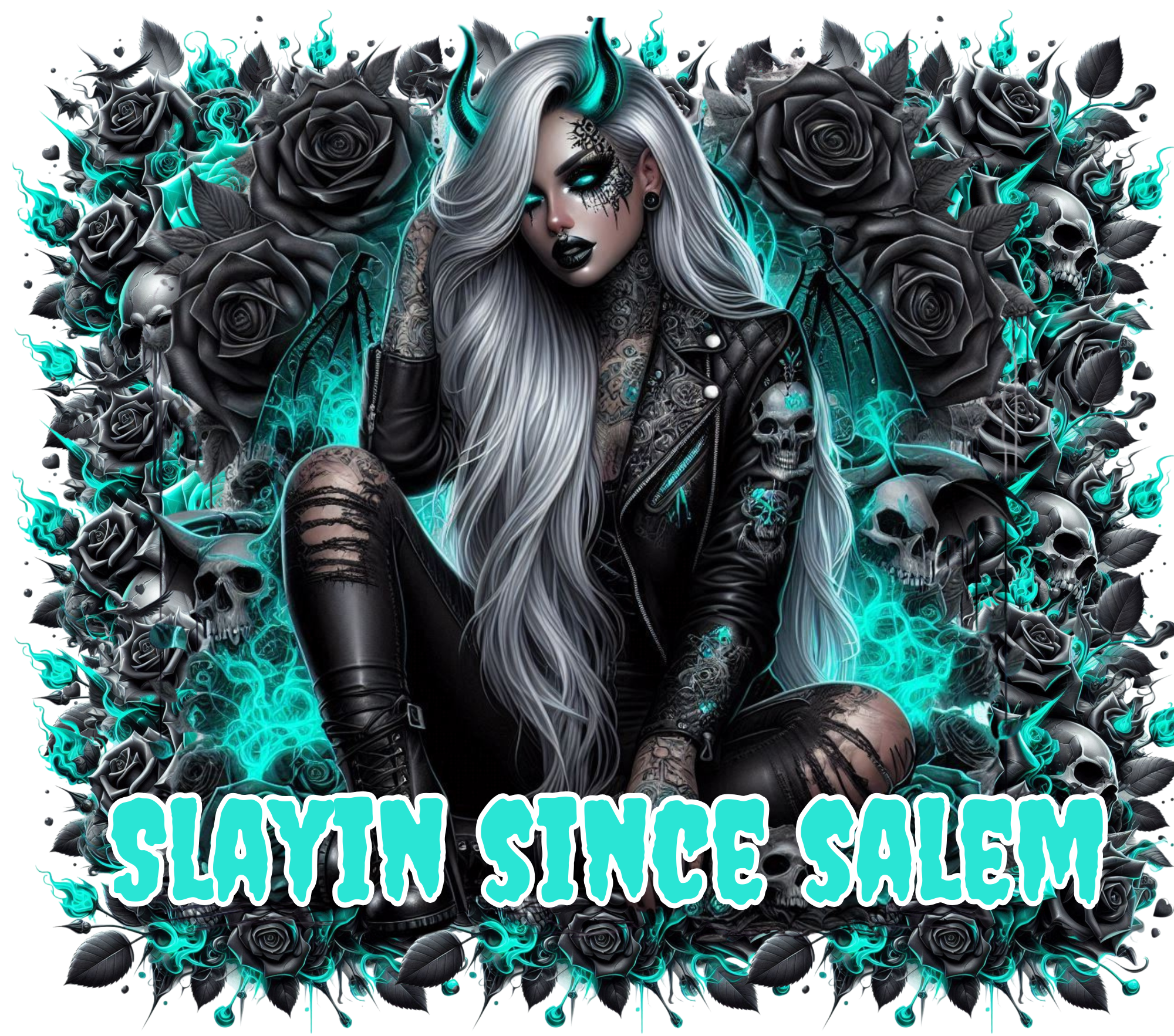 Slayin Since Salem Gothic Tumbler