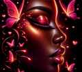 Neon Butterfly Dreams Tumbler