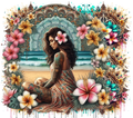 Tropical Paradise Plumeria & Mandala Tumbler