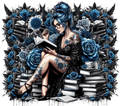 Blue Roses Books & Coffee Tumbler