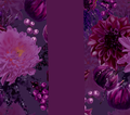 Deep Purple Dahlia Tumbler - Customizable