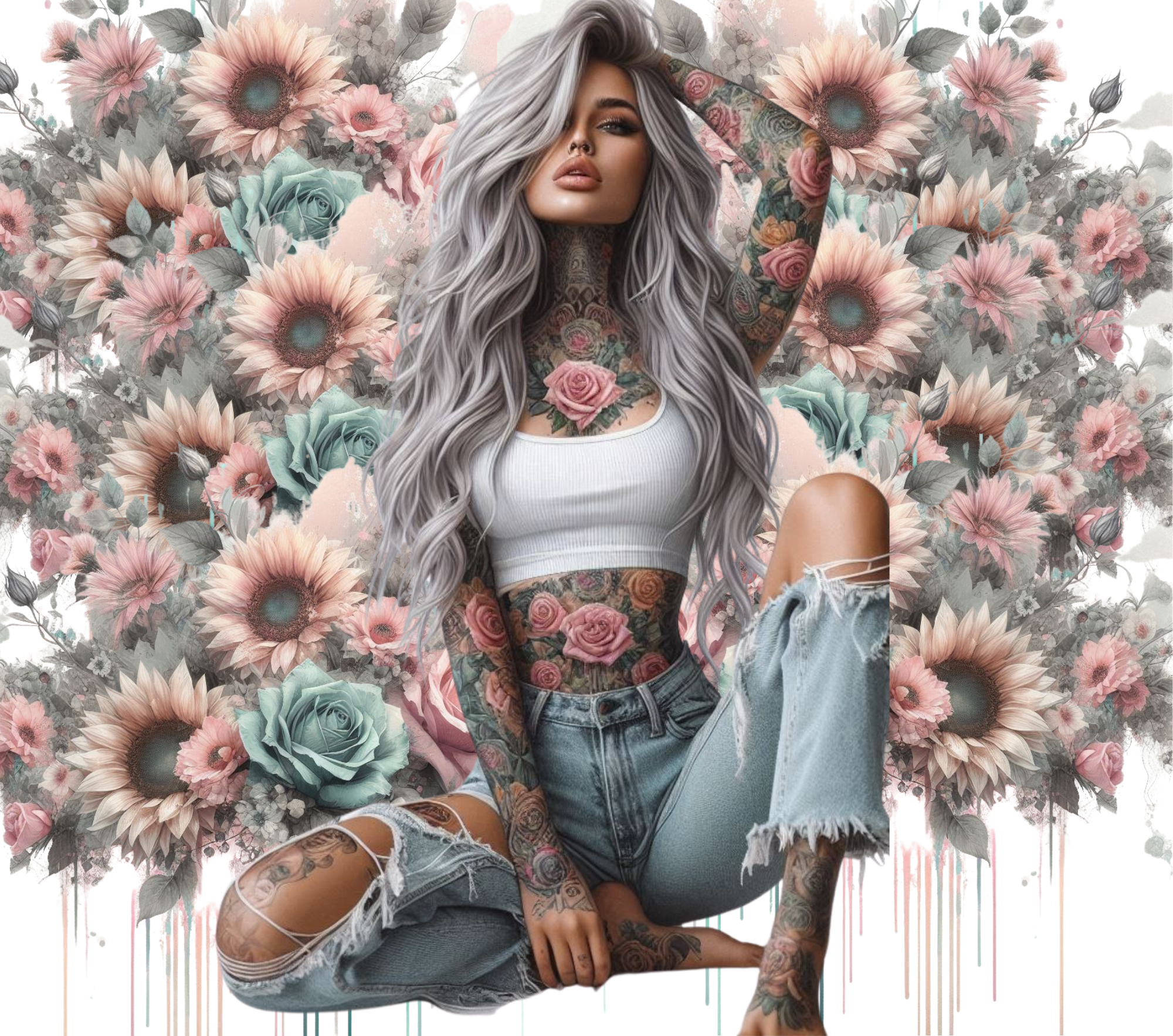 Floral Dreams Tumbler