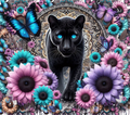 Black Panther Mandala Tumbler
