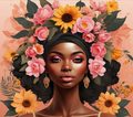 Peachy Sunflower Tumbler