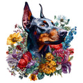 Doberman Pinscher Botanical Garden Tumbler 8
