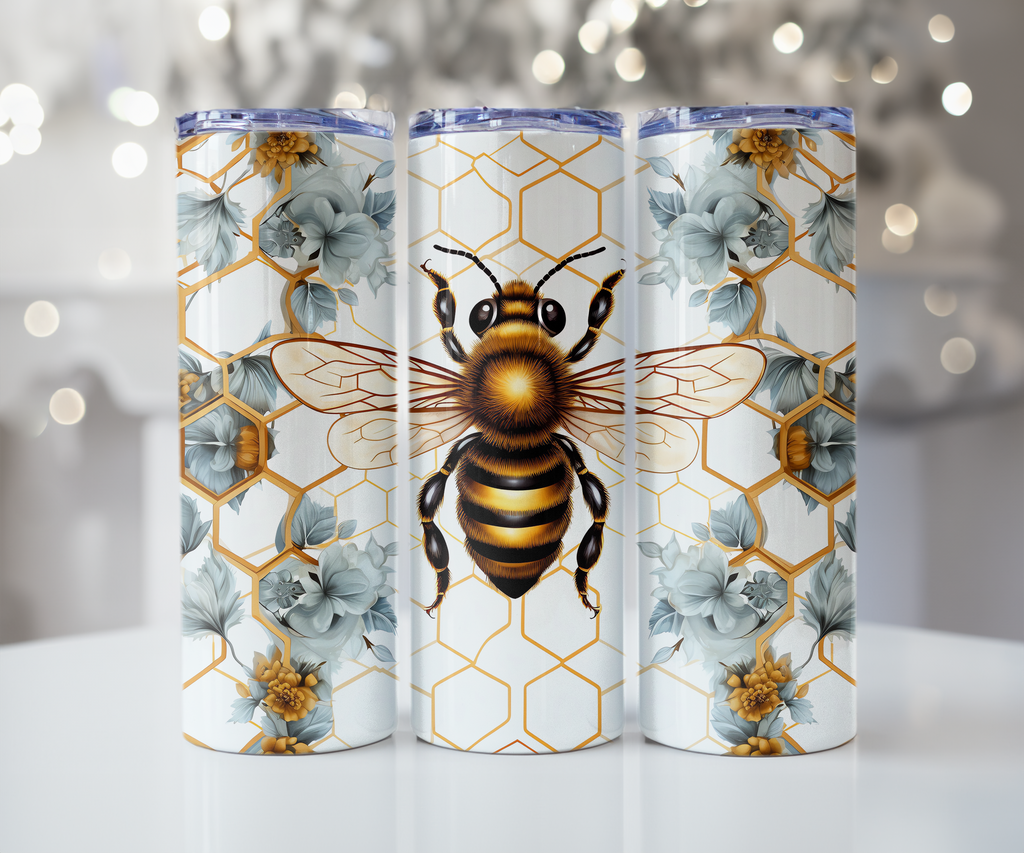 Honeycomb Bee Garden Tumbler