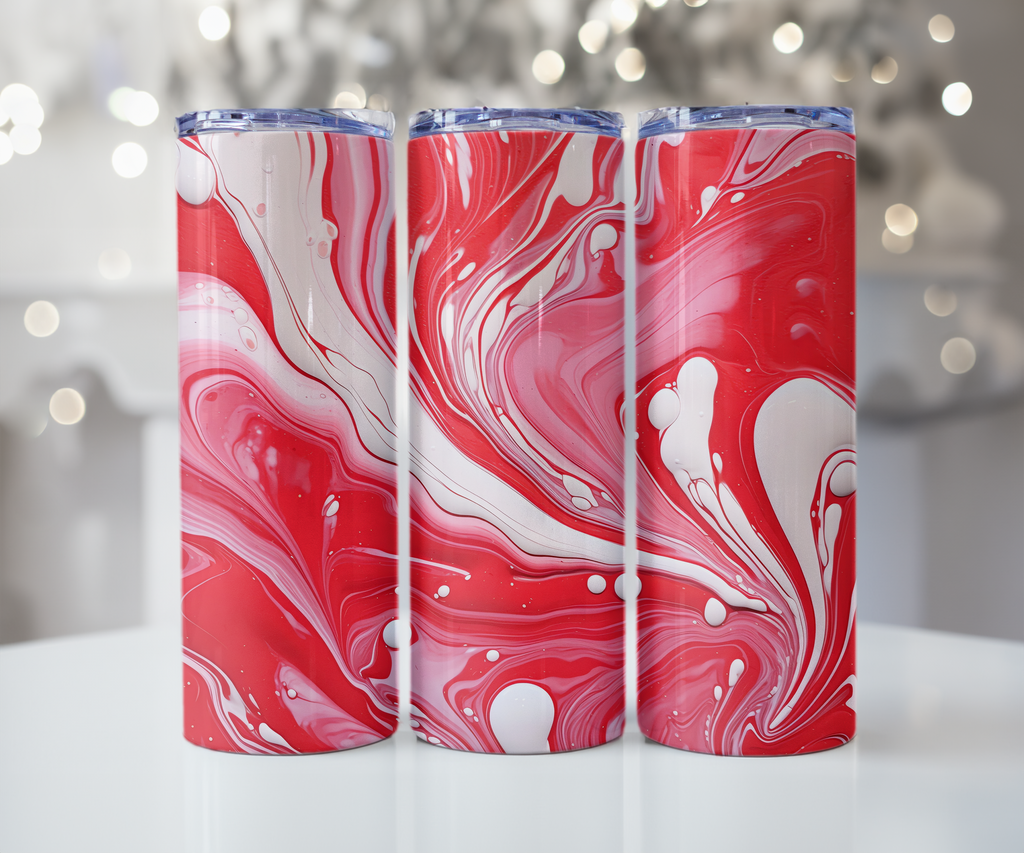 Red Marble Swirl