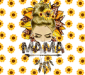 MAMA Messy Bun Sunflower Tumbler