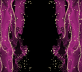 Magenta Gold Glitter Tumbler