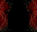 Red Gold Glitter Frame Tumbler