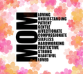 MOM Definition Floral Tumbler