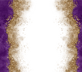 Purple Gold Glitter Tumbler