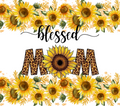 Blessed MOM Sunflower Tumbler