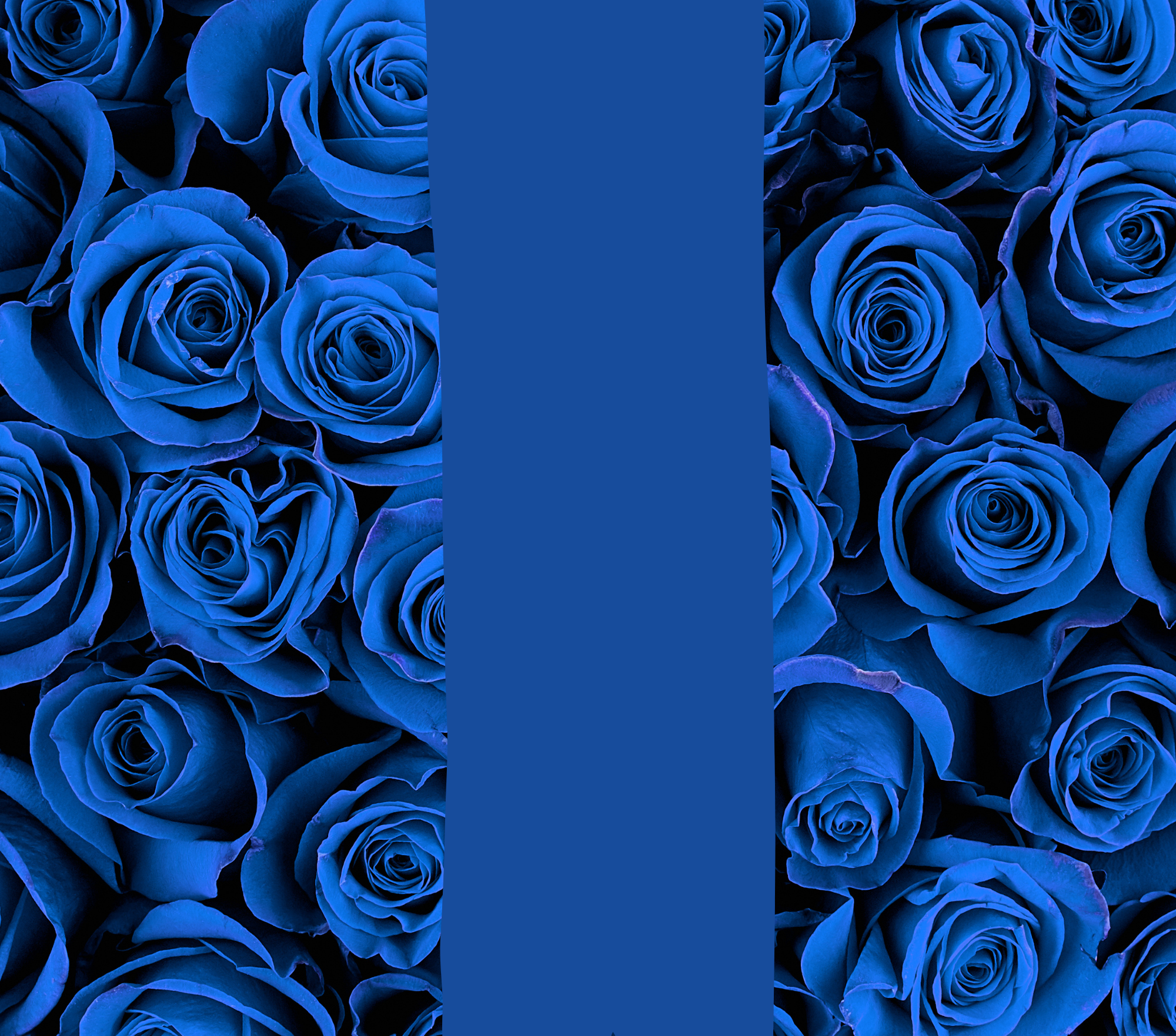 Blue Roses Tumbler - Customizable