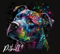 Rainbow Pitbull Tumbler