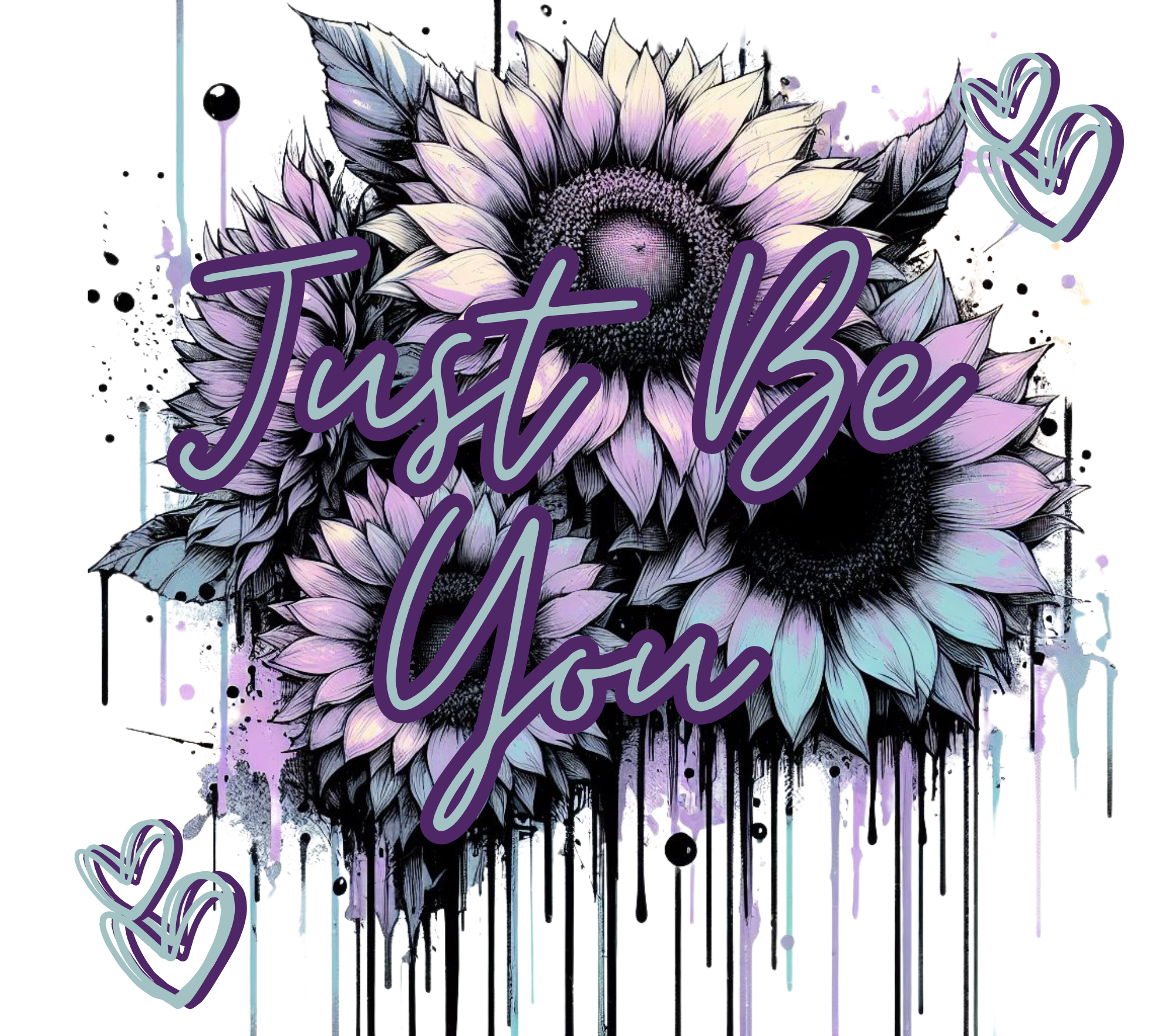 Just Be You Sunflower Tumbler