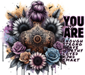 You Are Enough - Mandala Back Tattoo