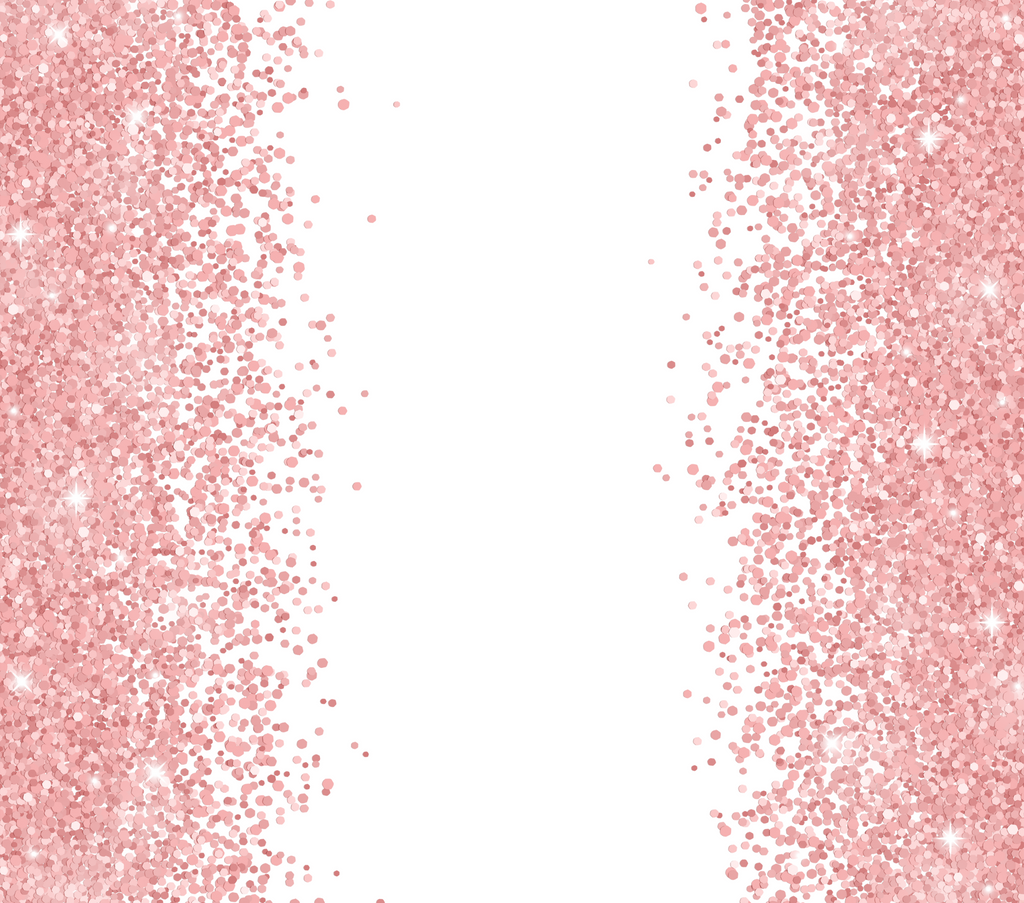 Rose Gold Glitter Tumbler - Customizable