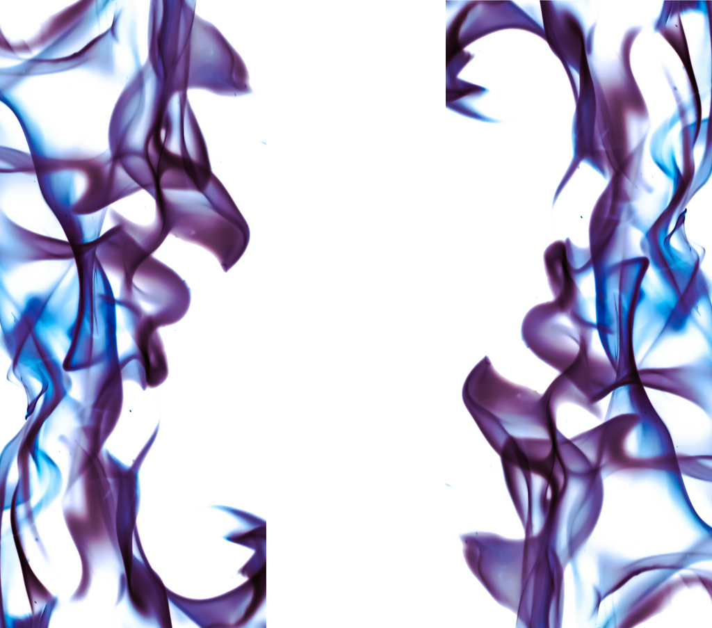 Purple Blue Smoke Tumbler - Customizable