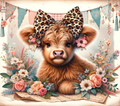 Highland Cow - Cottage Garden