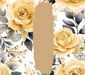 Cream Roses with Gray Leaves