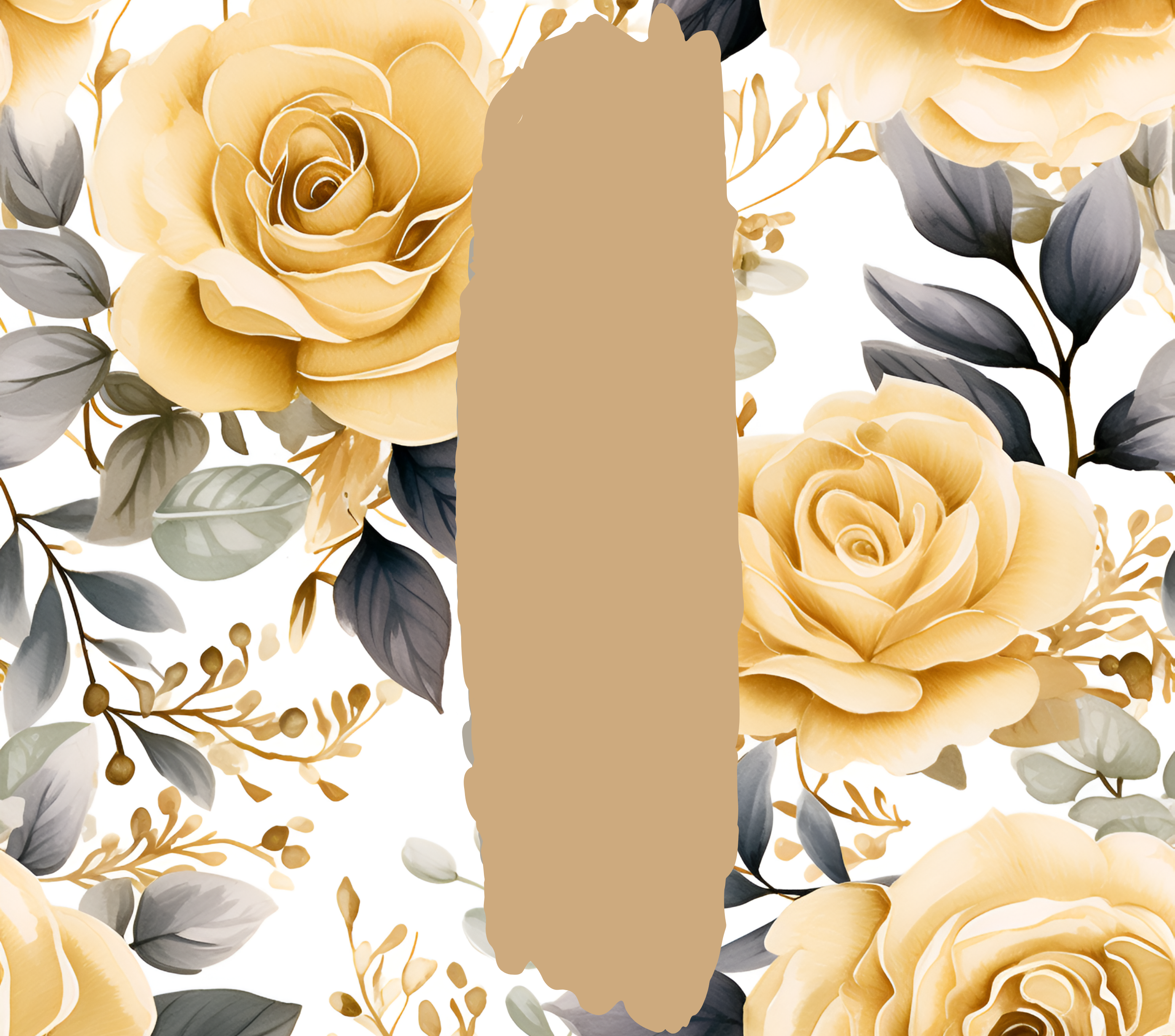 Cream Roses with Gray Leaves