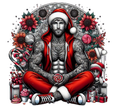 Tattooed Santa Mandala