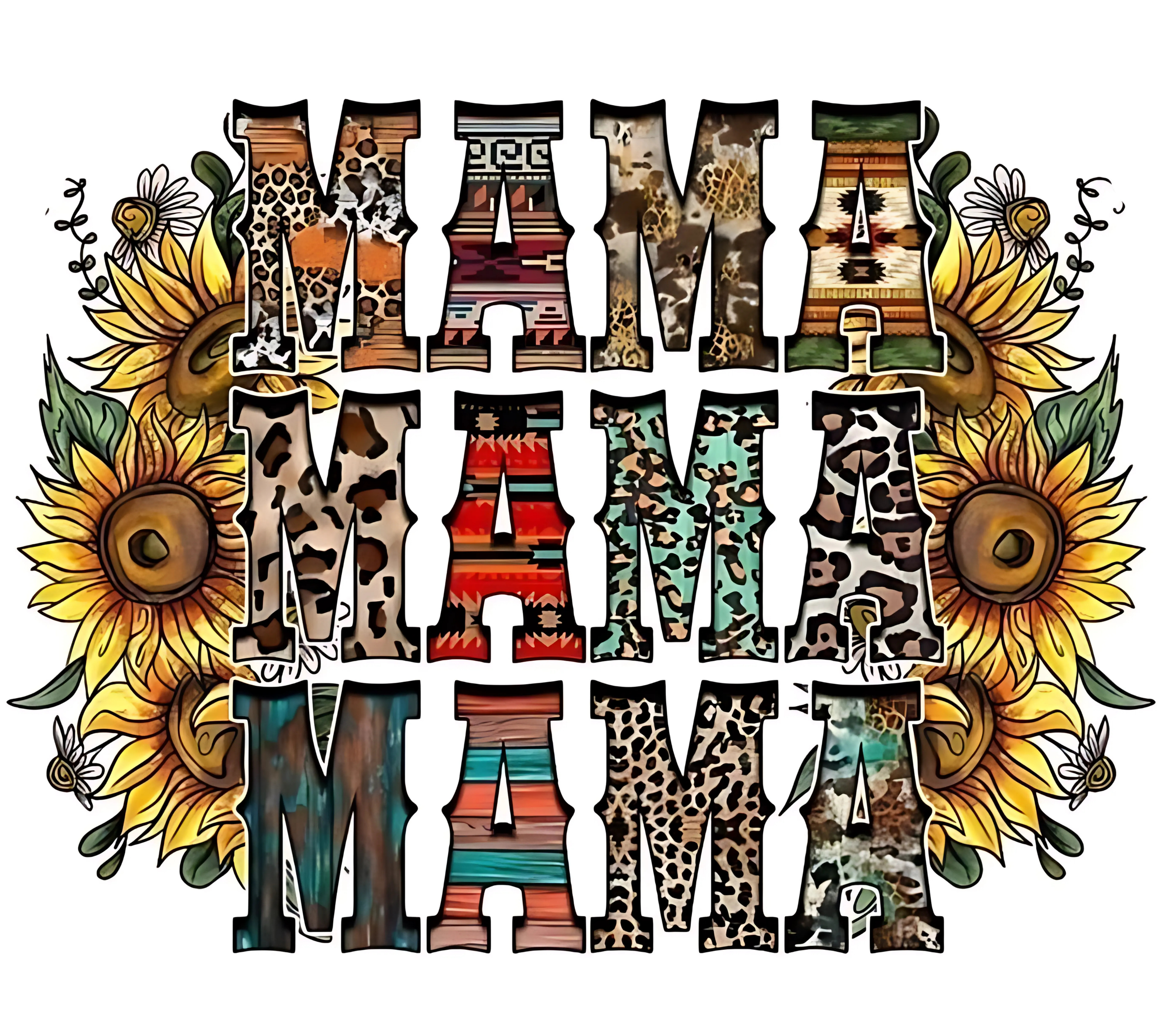 Mama Paw Mama Sunflower Tumbler - Multi-Pattern Design