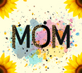 Mom Sunflower Leopard Splash Tumbler - Artistic Mother's Gift
