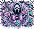 Ghostface Purple and Teal Roses