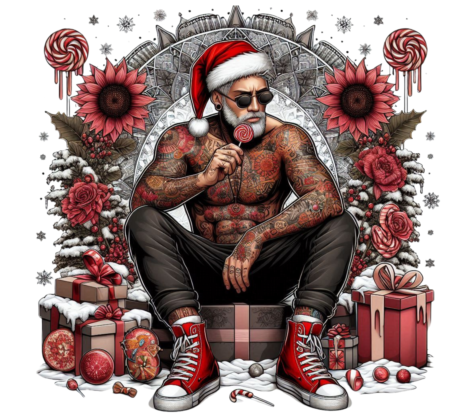 Cool Santa Lollipop