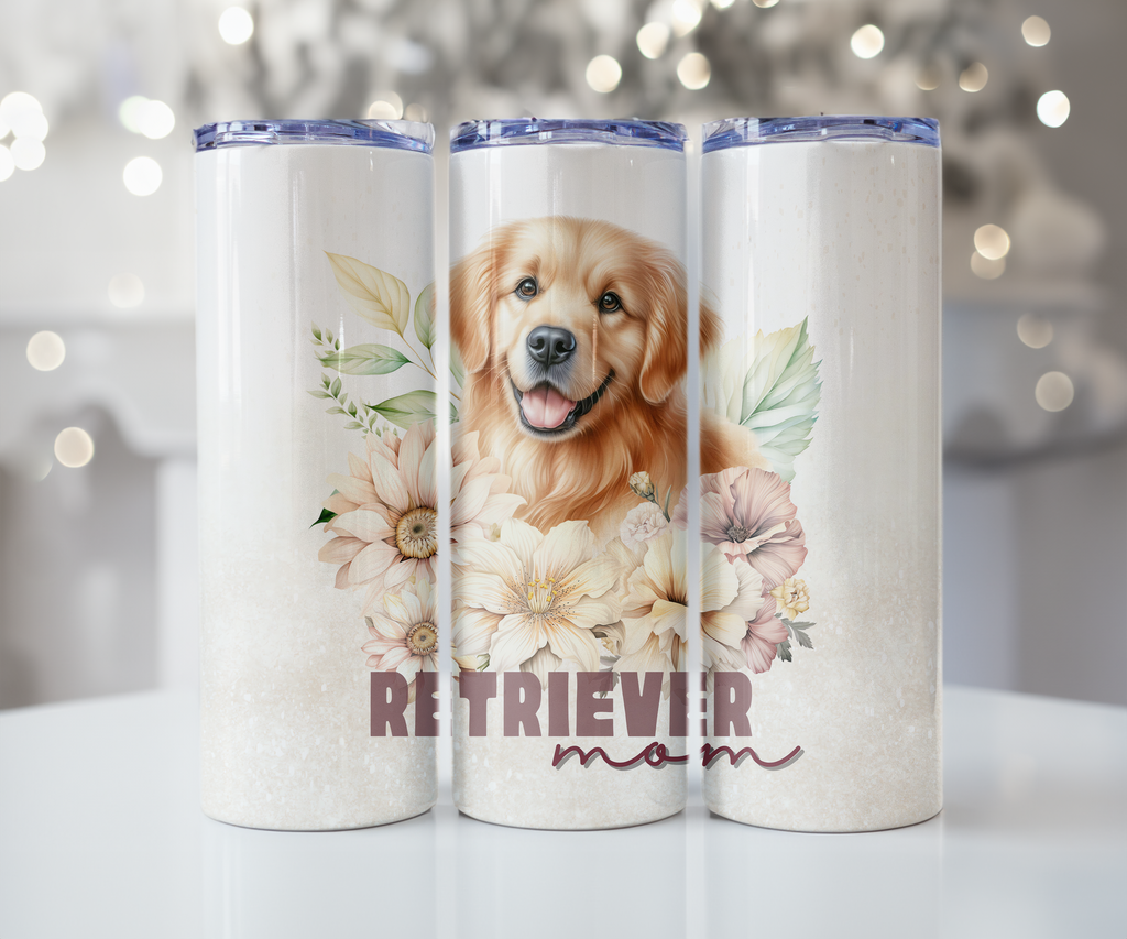 Golden Retriever Mom Tumbler