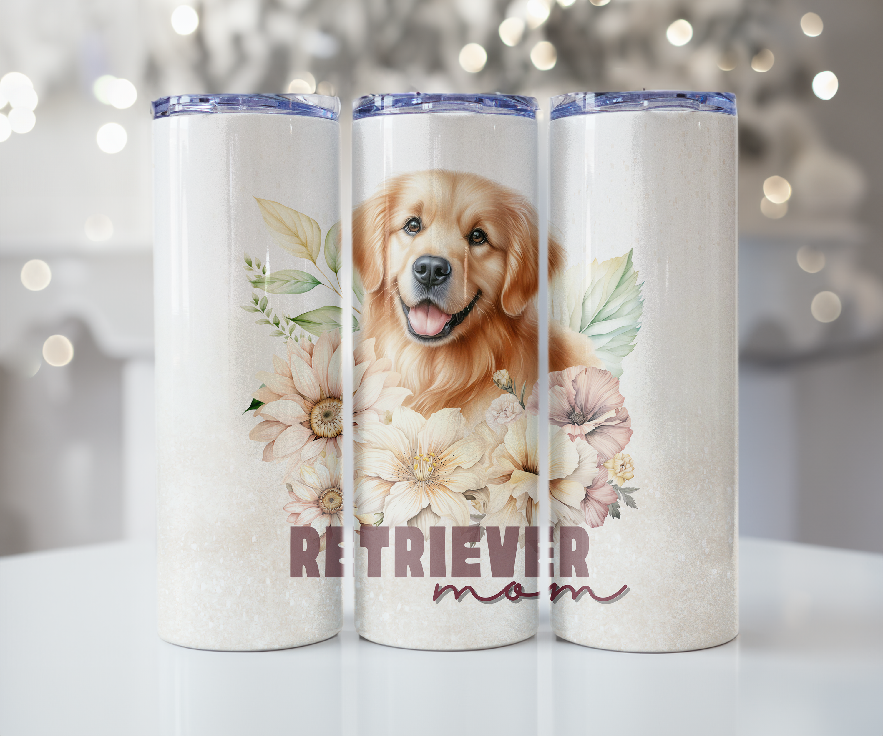 Golden Retriever Mom Tumbler