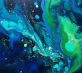 Ocean Depths Marble