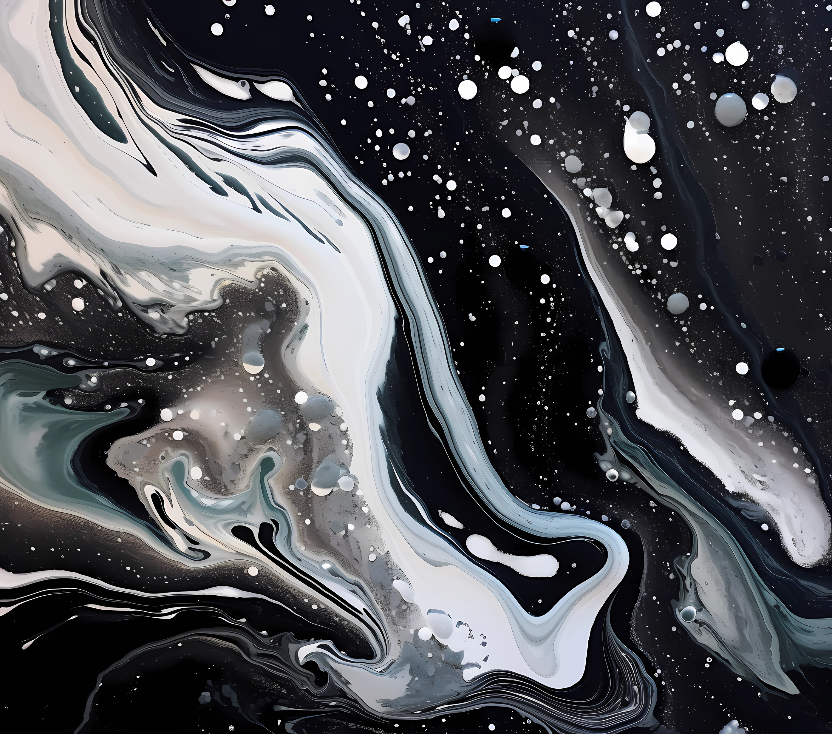 Midnight Galaxy Marble