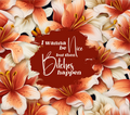 Bitches Happen Coral Lily Tumbler