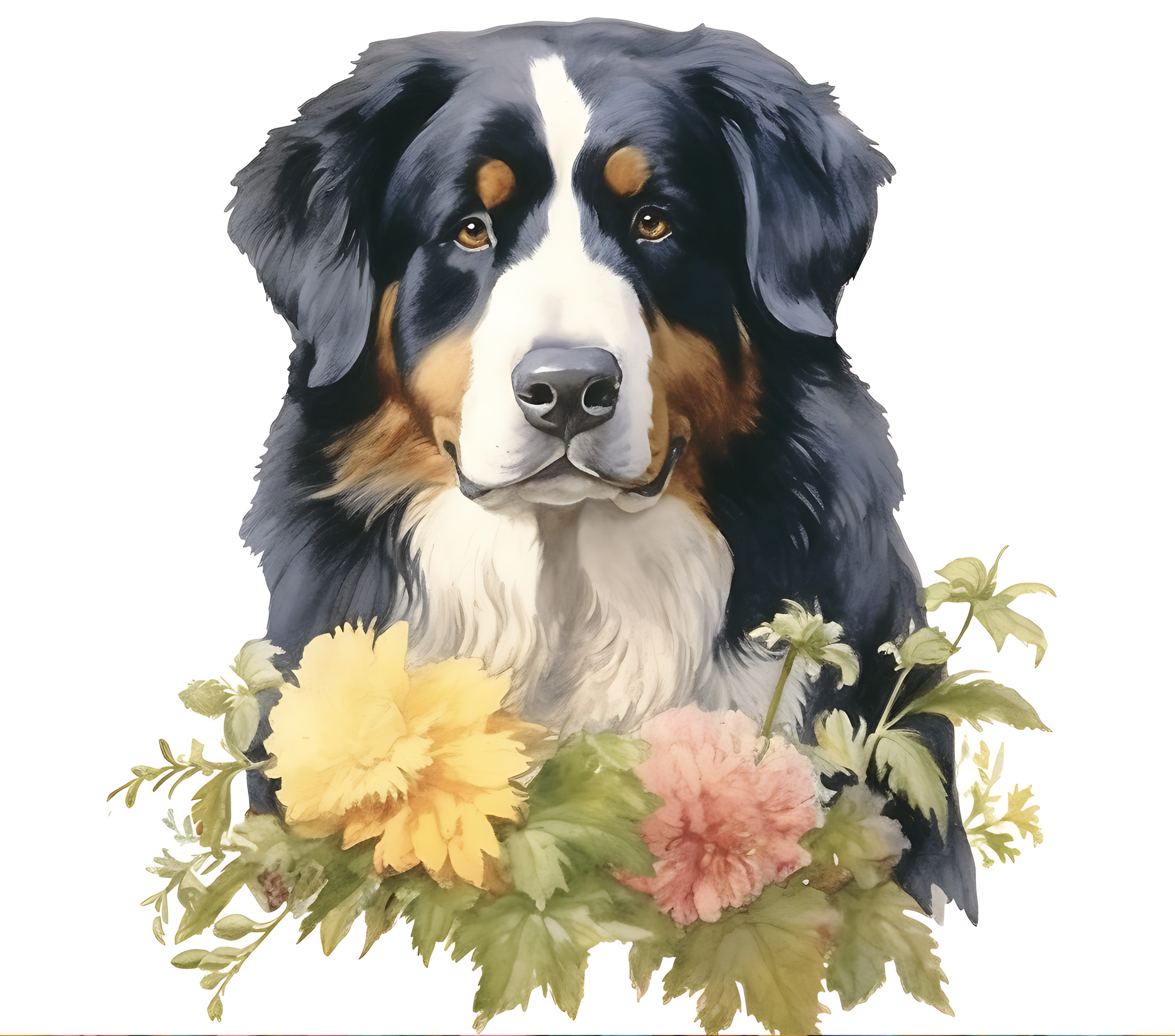 Bernese Mountain Dog Tumbler