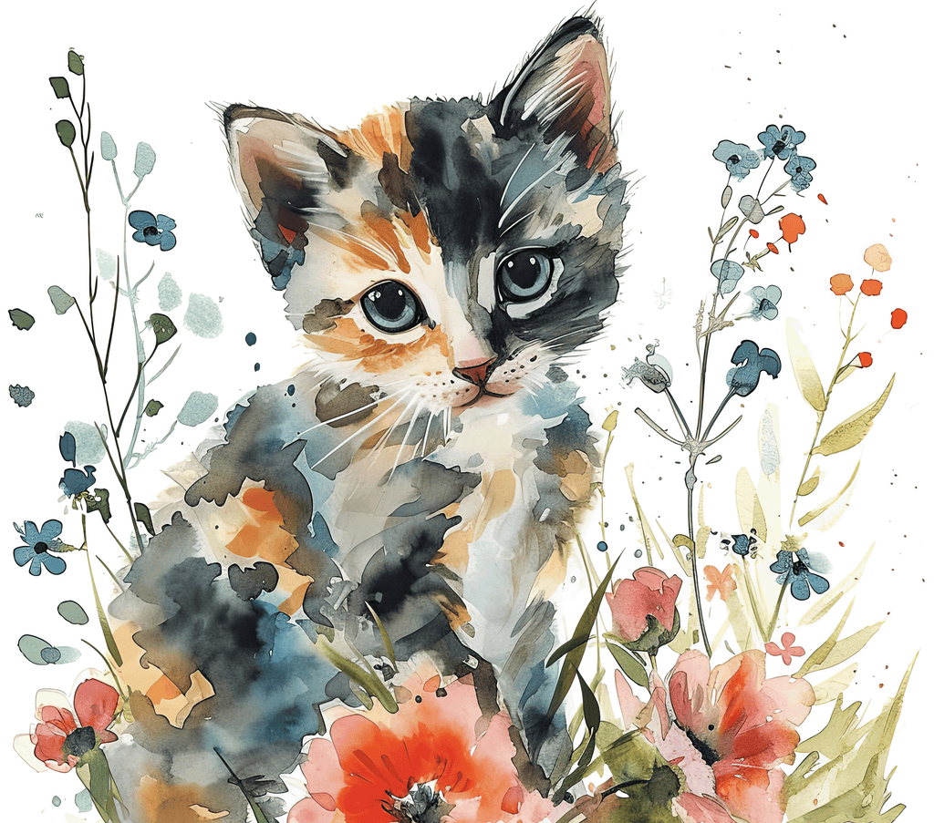 Calico Cat 2 Wildflower 20oz Tumbler
