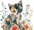 Calico Cat 2 Wildflower 20oz Tumbler